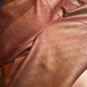 White House Black Market Vegan Leather Leggings Never Worn